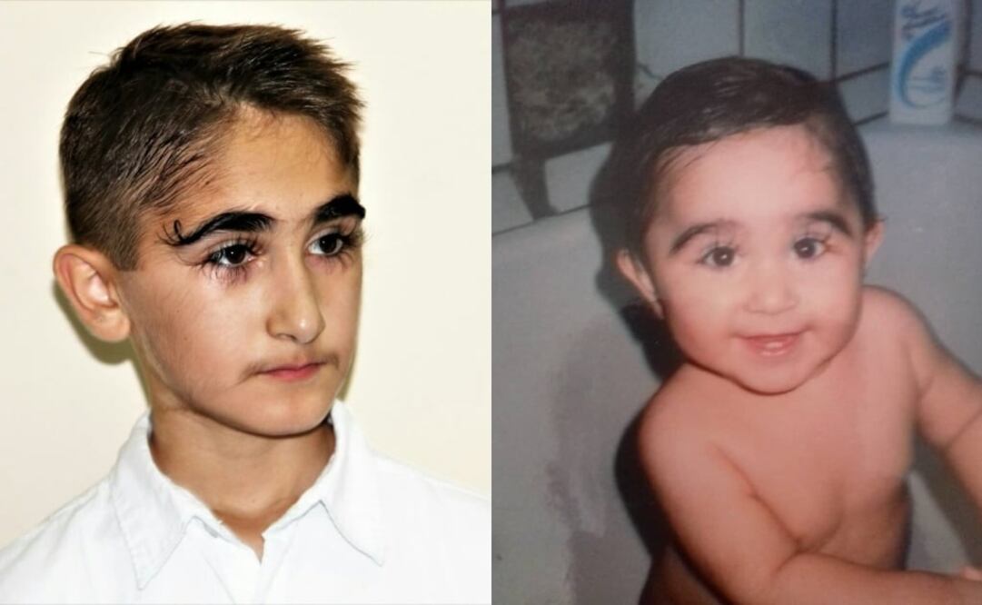 Desde bebé, sus increíbles pestañas han impactado a todos. Foto: Instagram muinbachonaev