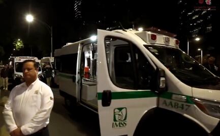 Brugada y Zoé Robledo dan banderazo a ambulancias del IMSS; 40 nuevas unidades de traslado programado