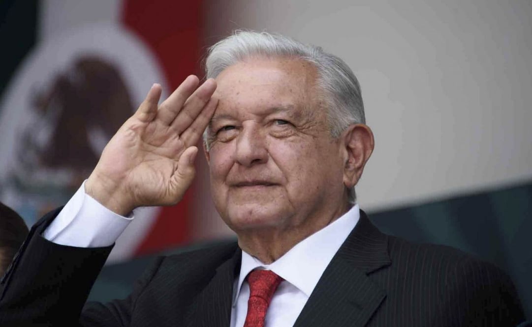 Andrés Manuel López Obrador, expresidente de México, durante el Desfile Cívico Militar para conmemorar el 214 Aniversario de la Independencia de México (16/09/2024). Foto: Presidencia