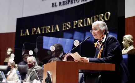 Olga Sánchez Cordero anuncia que buscará su reelección como senadora 