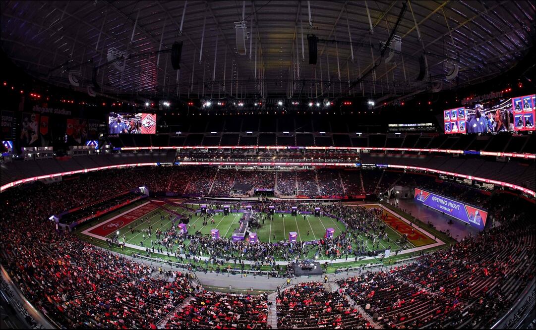 Allegiant Stadium, sede del Super Bowl LVIII - Foto: AFP