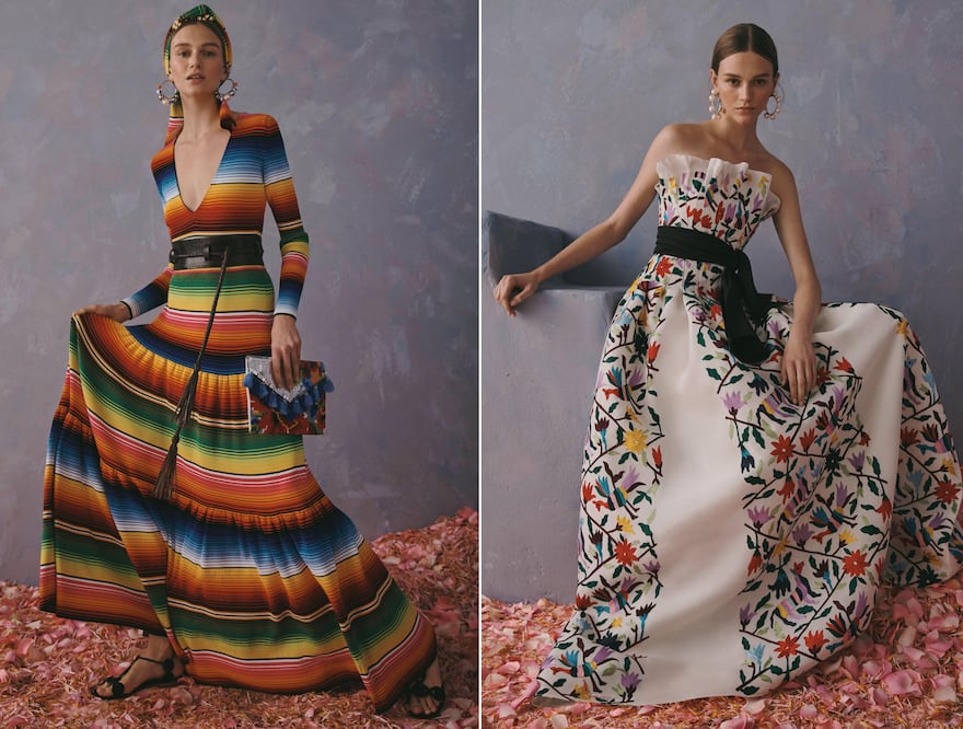 Carolina Herrera New York presentó su colección resort 2020 inspirada en México. Foto: EFE