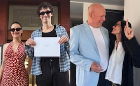 Bruce Willis estuvo presente en la boda de su hija Tallulah