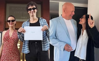 Bruce Willis estuvo presente en la boda de su hija Tallulah