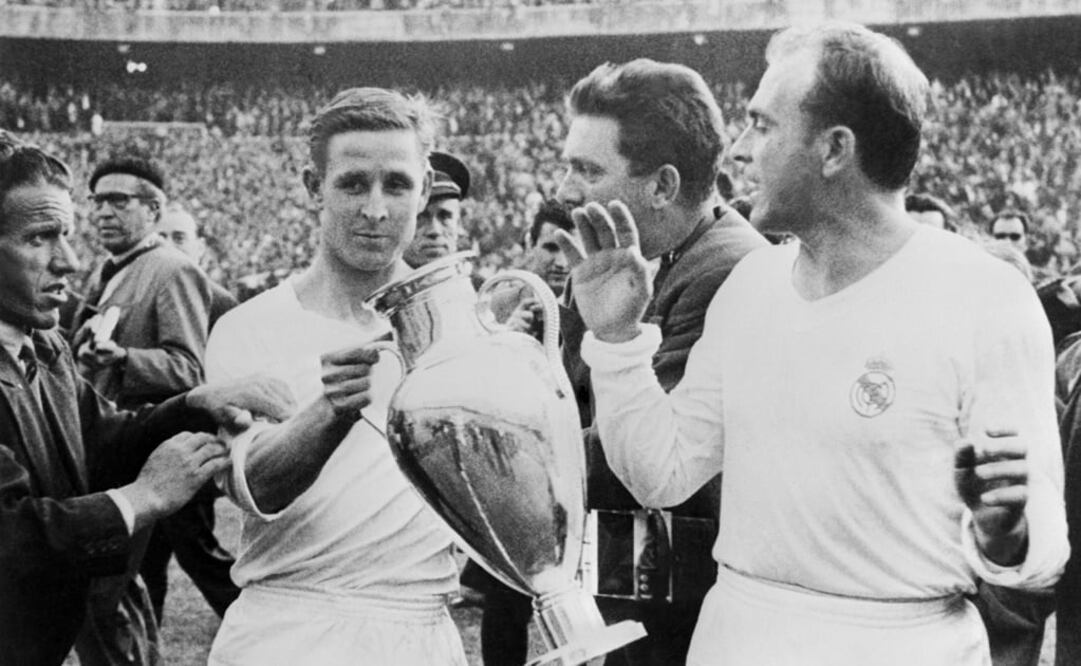 El francés se unió en Real Madrid a Rial, Gento y Di Stéfano para formar una de las delanteras más legendarias de todos los tiempos. Foto: AFP