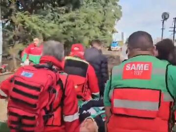Reportan decenas de heridos tras el choque de un tren con una locomotora en Buenos Aires