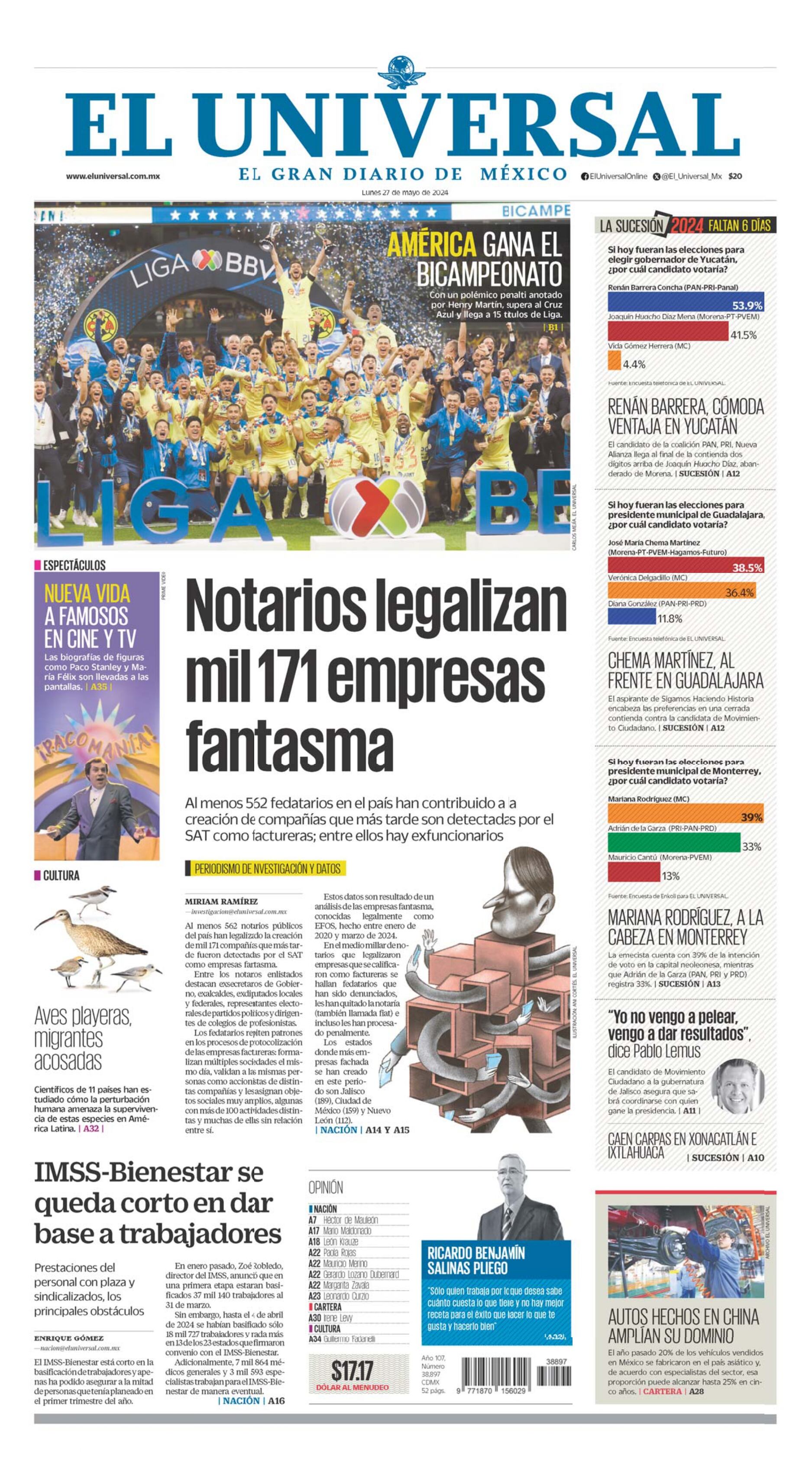 Portada impresa