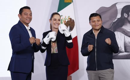 Sheinbaum presenta el Programa “Boxeando por la Paz”; Jackie Nava, “La Barbie” y “El Güerito de Tepito” se suman al proyecto
