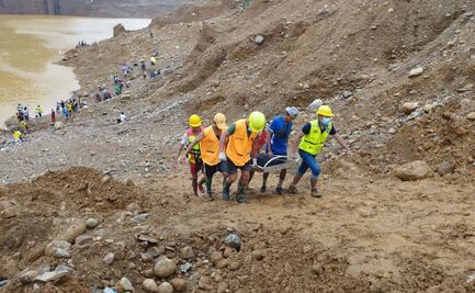 Corrimiento de tierra en mina de Birmania deja al menos 25 muertos