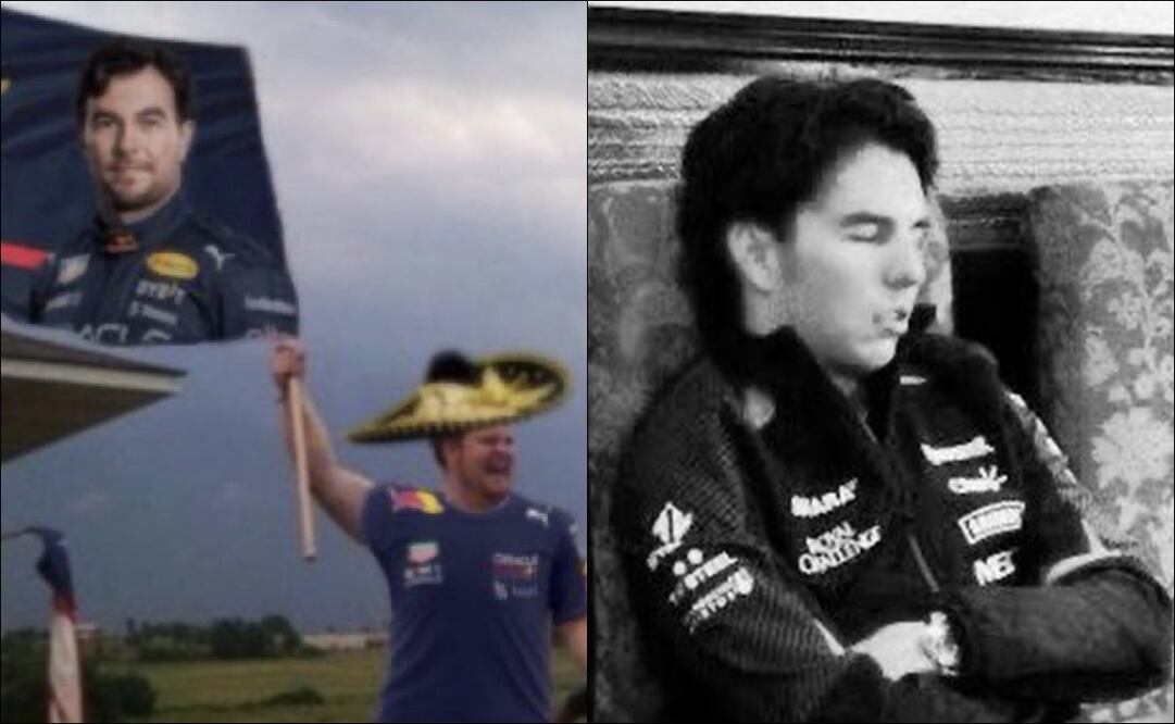 Checo Pérez se ganó los mejores memes luego de conquistar el tercer sitio en el GP de China / FOTO: ESPECIAL