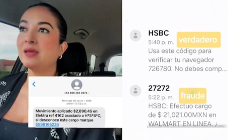 Así puedes identificar si un cargo en HSBC es real o una trampa de smishing en tu móvil