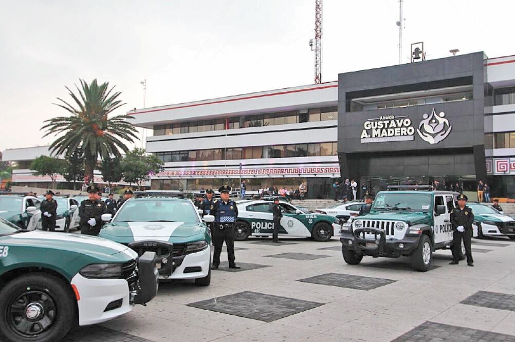 La mandataria capitalina, Claudia Sheinbaum, dio el banderazo de salida a 113 nuevas patrullas de la Secretaría de Seguridad Ciudadana en la alcaldía Gustavo A. Madero. Foto/CORTESÍA