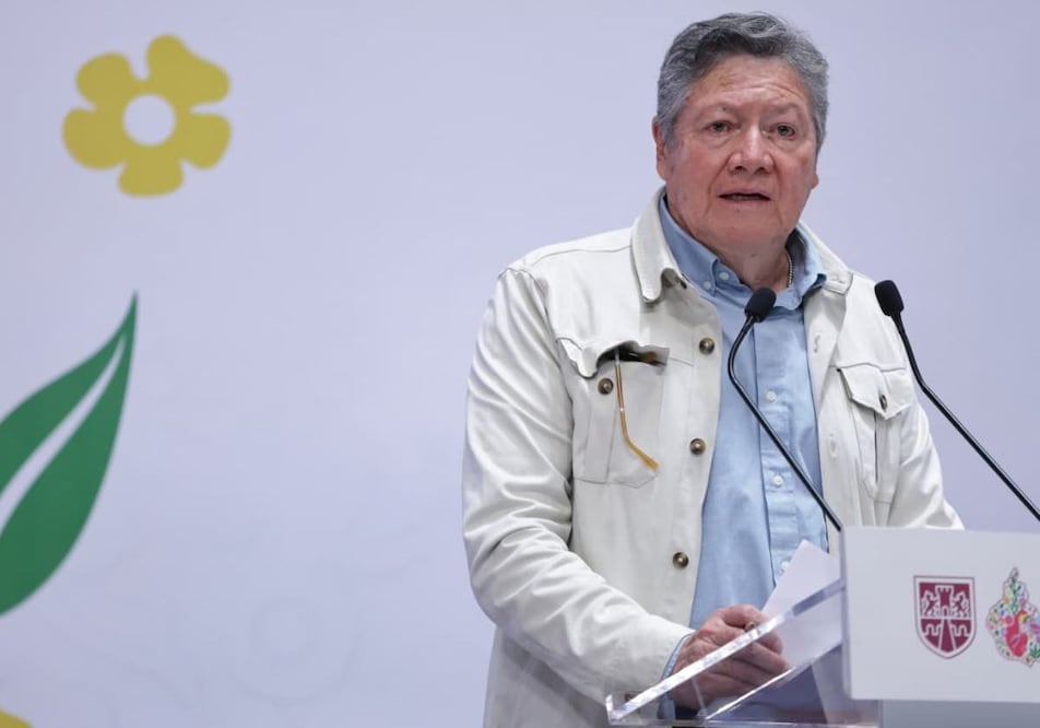 El secretario de Movilidad de la Ciudad de México, Héctor Ulises García Nieto, señaló que se han intensificado los trabajos de renovación de la Línea 2 del Metro. Foto: Fernanda Rojas / EL UNIVERSAL