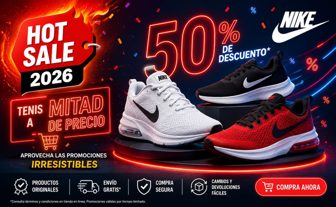 Aprovecha los descuentos que Nike trae para ti. Foto: IA