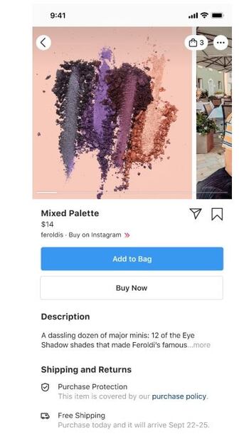 Instagram añade opción de compra en Reels