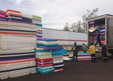 Llegan primeros apoyos a Michoacán para damnificados de “Narda”