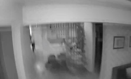 Así captó una cámara de seguridad en la Del Valle el sismo de 3.0 de anoche VIDEO