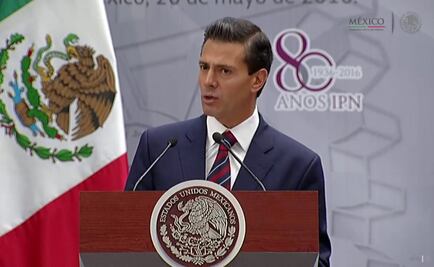 Reitera Peña Nieto respeto a la vida interna del IPN