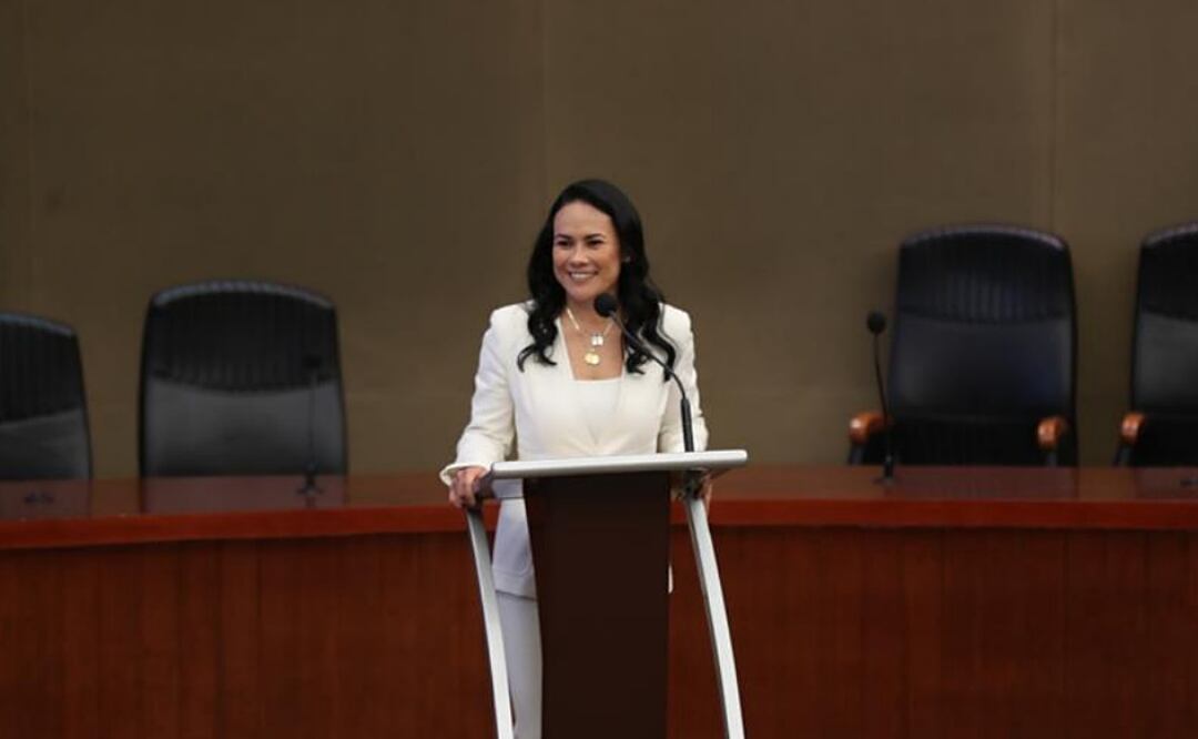 Alejandra del Moral queda registrada por la coalición Va por el Estado de México. Foto: Especial
