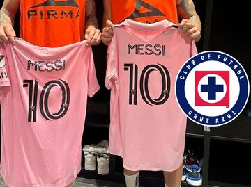 Messi regala playera a dos jugadores de Cruz Azul ¿Quiénes fueron los afortunados?