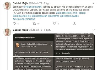 Mexicano, varado en hospital de Malasia por coronavirus