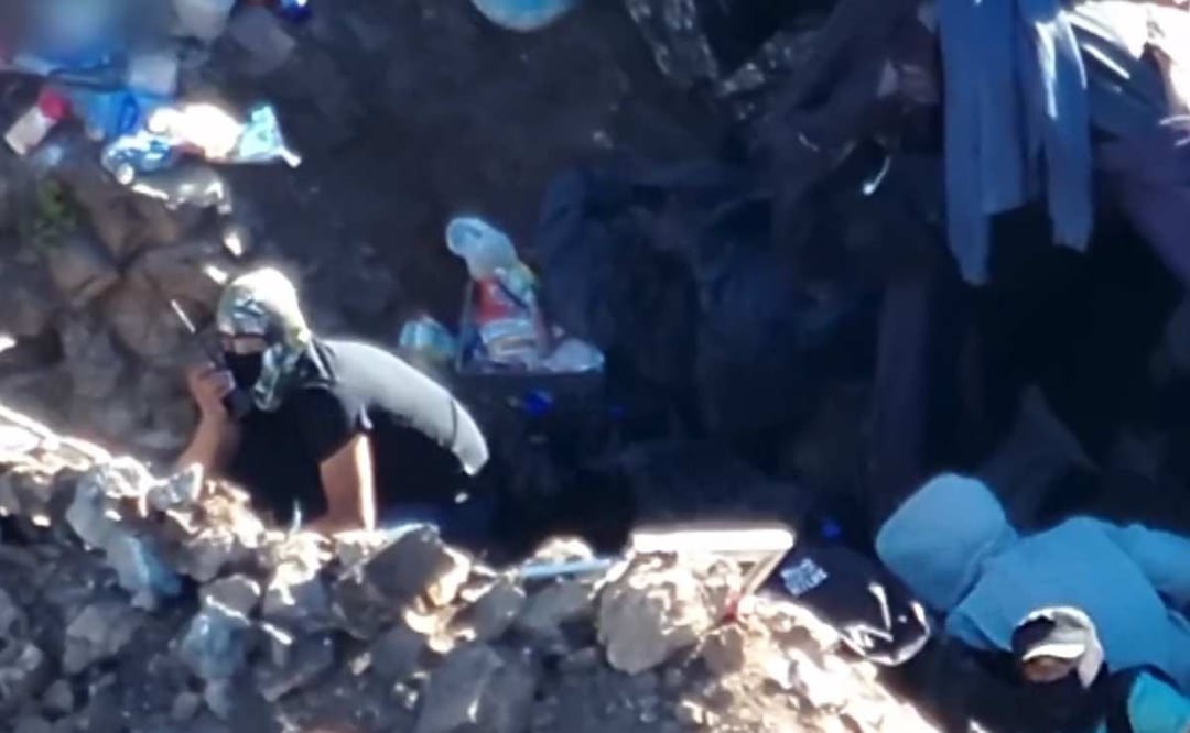 Foto: captura de pantalla/El Universal/ Presuntamente el ataque al dron ocurrió en el municipio de Sáric, zona controlada por “Los Chapitos”