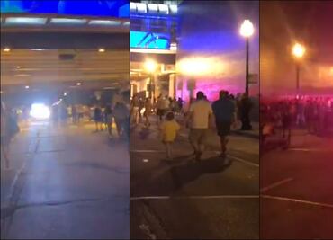 Violencia cerca del hotel de la Selección Mexicana, durante los festejos del 4 de julio