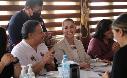 De visita en Hidalgo, Sheinbaum ve un "exceso" en postura del INE