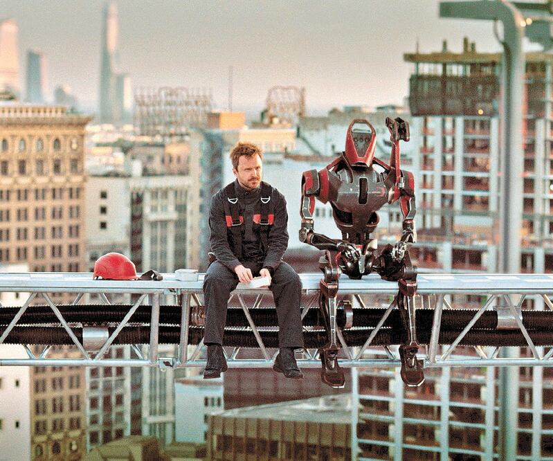 Aaron Paul da vida a Caleb Nichols en la historia sobre la relación hombre-máquina en un mundo futuro. Foto: HBO