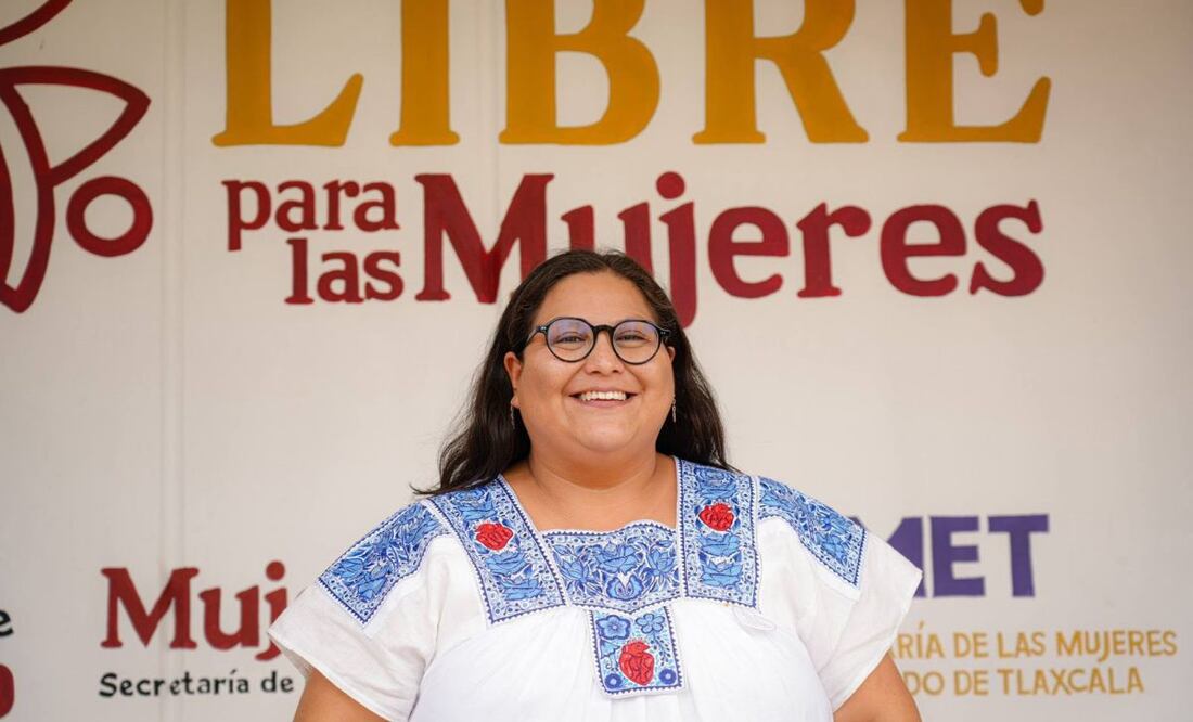 Citlalli Hernández, secretaria de las Mujeres, en la inauguración simbólica de uno de los 40 Centros LIBRE este domingo 7 de septiembre de 2025. Foto: Especial