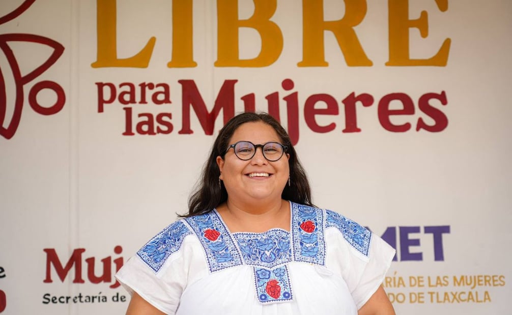 Citlalli Hernández, secretaria de las Mujeres, en la inauguración simbólica de uno de los 40 Centros LIBRE este domingo 7 de septiembre de 2025. Foto: Especial