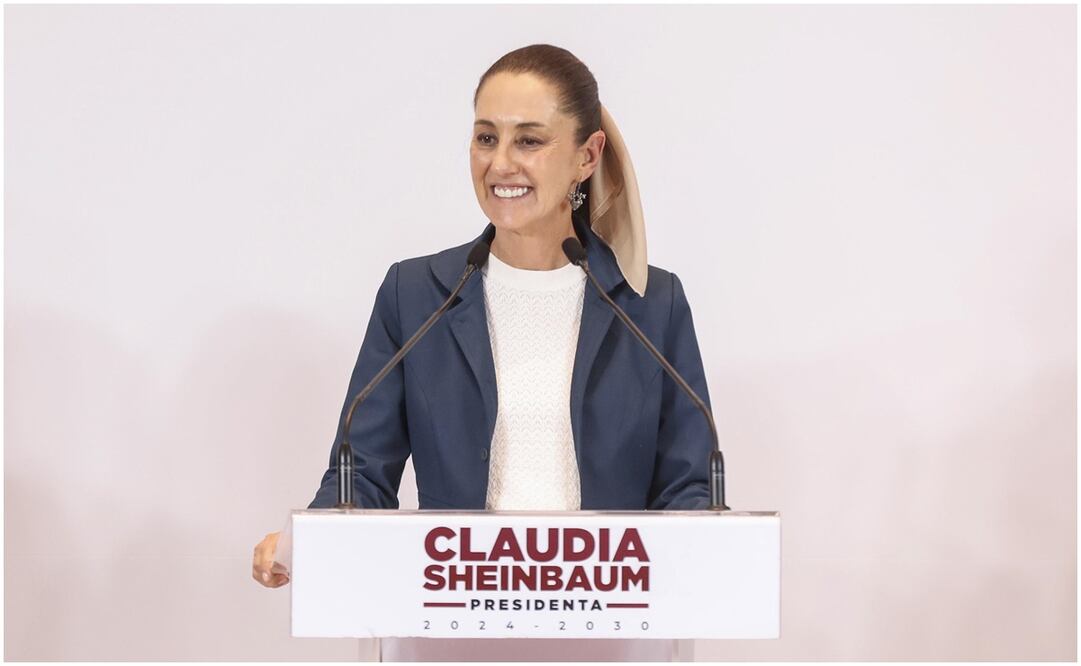 La virtual Presidenta electa Claudia Sheinbaum Pardo encabezó otra conferencia con gobernadores y gobernadoras. Foto: Yaretzy M. Osnaya / EL UNIVERSAL