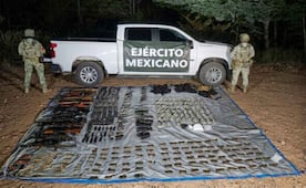 Aseguran 39 armas y más de mil cartuchos en Durango; incautan tres tipos de droga