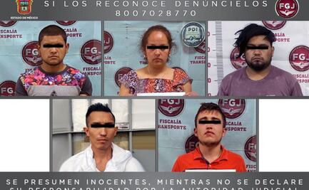 Caen 5 por presuntamente participar en secuestro exprés y robo con violencia