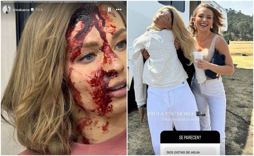 Irina Baeva presume su trabajo como actriz en la telenovela "La historia de Juana", en medio de la polémica por "Aventurera" y su relación con Gabriel Soto.