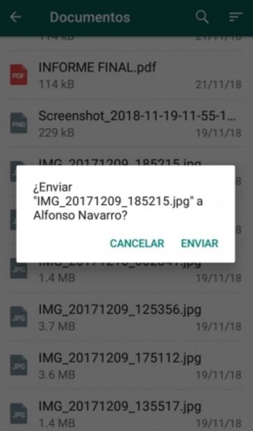 Envía fotos de WhatsApp sin que pierdan calidad