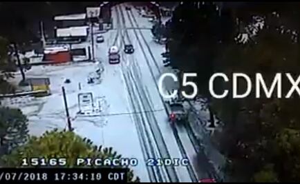 Registran granizada en Tlalpan; llueve en 9 delegaciones más 