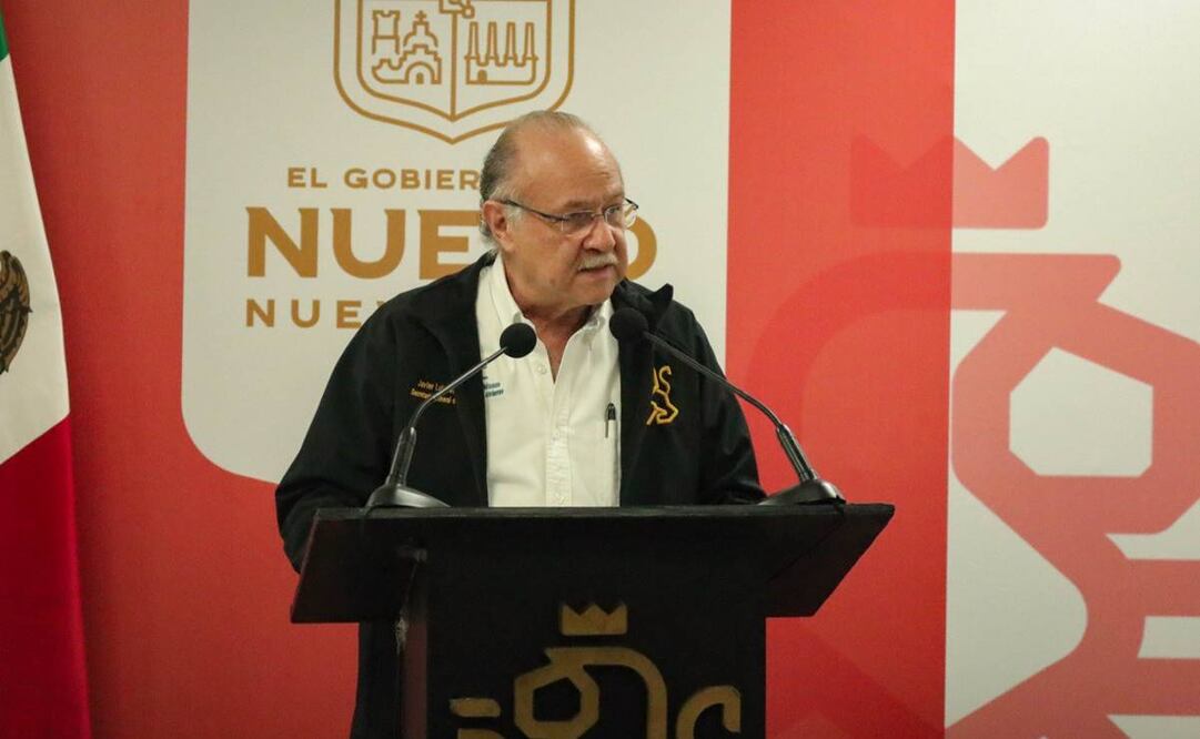 Secretario de Gobierno de Nuevo León, Javier Navarro, quien fue beneficiado por le juez con suspensiones para mantenerse como gobernador interino del estado / Foto: @javier_navarrov