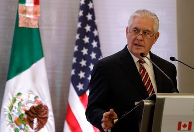 México debe estar atento a Rusia, recomienda Tillerson