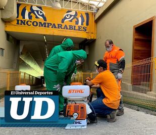 Tigres presume capacitación para su sanitizacion de su Estadio