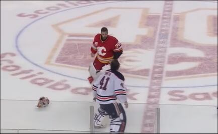 Salvaje pelea en el hockey sobre hielo