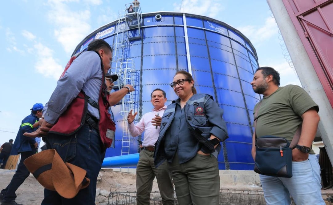 Ecatepec alista operación de tanque maestro de Ciudad Cuauhtémoc; avanza obra de sendero seguro.
Foto: Especial.
