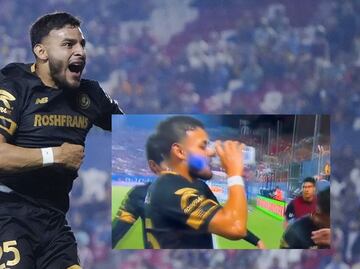 VIDEO: Alexis Vega toma cerveza durante el partido de Toluca y Atlético de San Luis