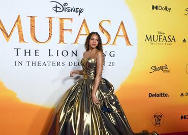 El vestido de Blue Ivy, hija de Beyoncé, desata críticas tras la premier de “Mufasa: El rey león”