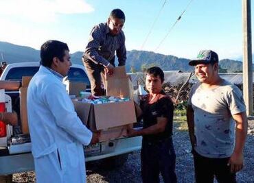 Gobierno de Chiapas asiste a afectados por “Nadine” y Frente Frío 4; entrega 62 toneladas de ayuda humanitaria