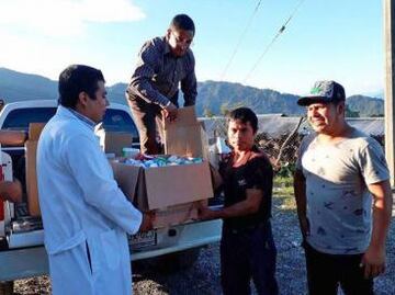 Gobierno de Chiapas asiste a afectados por “Nadine” y Frente Frío 4; entrega 62 toneladas de ayuda humanitaria