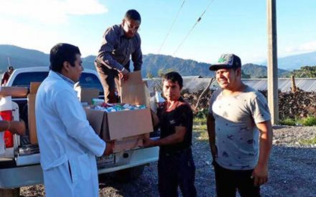 El Gobierno de Chiapas entrega ayuda humanitaria a habitantes afectados por tormenta “Nadine” y el Frente Frío 4. Foto: Archivo