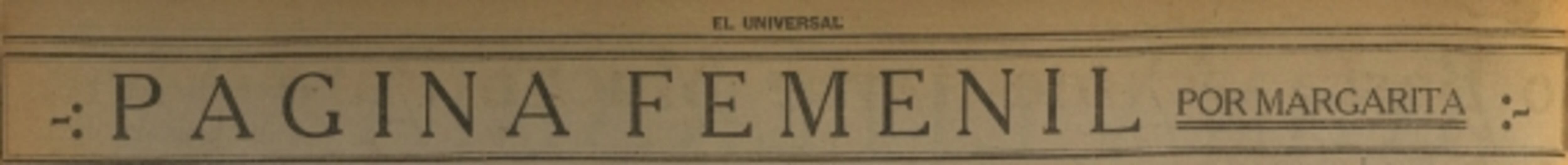¿Qué dice este ensayo feminista que se publicó hace 100 años en EL UNIVERSAL?