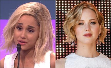 Ariana Grande imita a Whitney Houston y Jennifer Lawrence