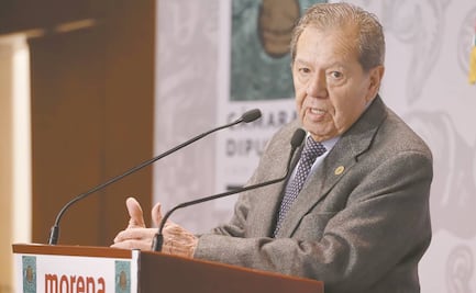 Como presidente de Morena, Muñoz Ledo va por reducir financiamiento de partidos al 50%